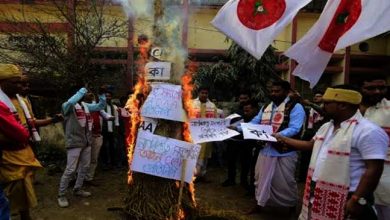 असम: बिहू की मेजी में जली नागरिकता कानून CAA की प्रतियाँ