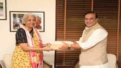 असम के मुख्यमंत्री हिमन्त बिसवा सरमा ने केंद्रीय वित्त मंत्री से मुलाकात की